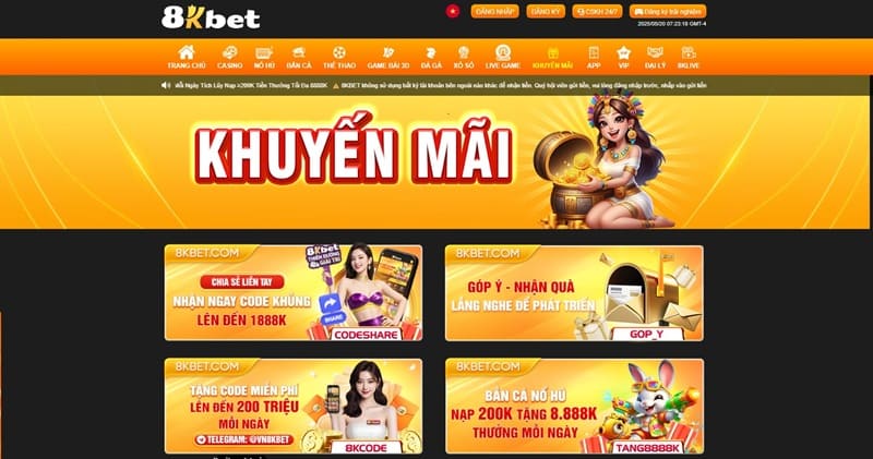 khuyến mãi 28Kbet